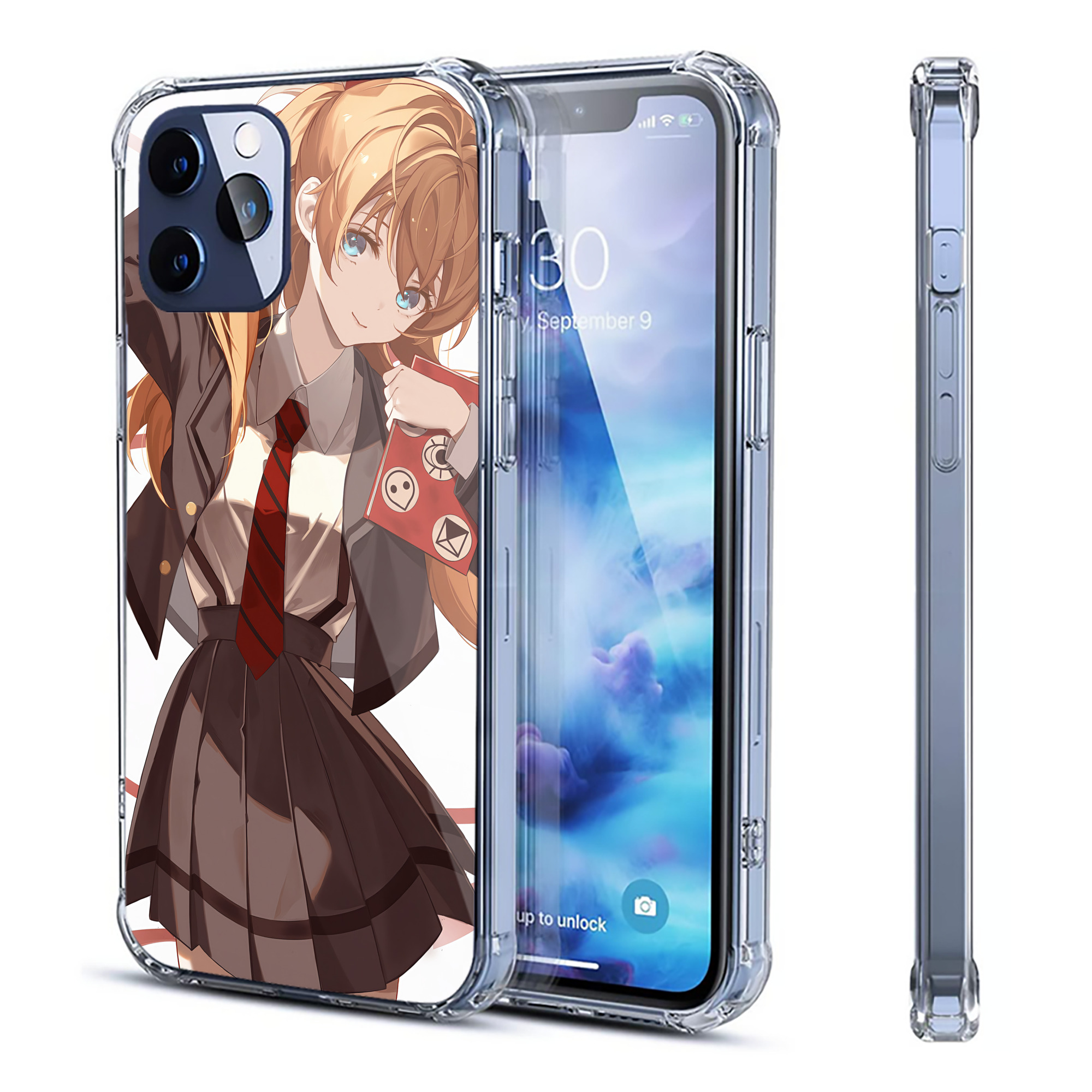 （画像用） EVA 新世紀エヴァンゲリオン 【iPhone 12シリーズ対応】透明スマホケース（クリアソフトケース）